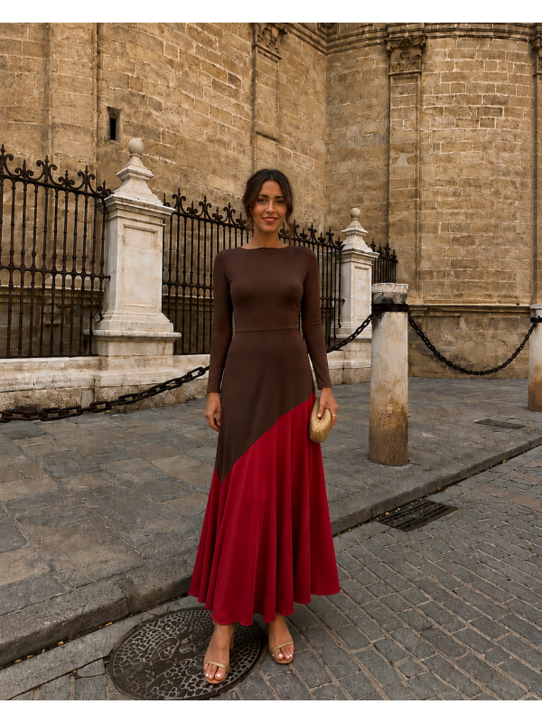Robe marron/rougeâtre de Longoria