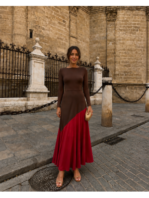 Robe marron/rougeâtre de Longoria