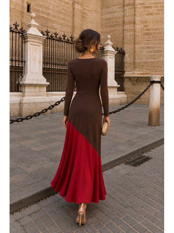 Robe marron/rougeâtre de Longoria