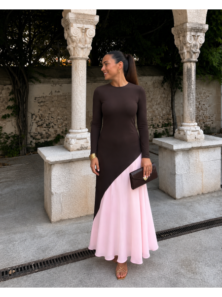 Longoria Brown/Pink Dress