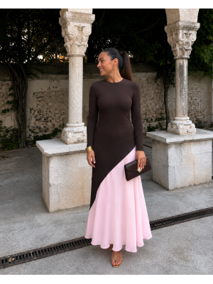 Longoria Brown/Pink Dress