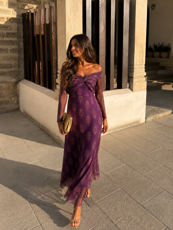 Vestido Vulcano Roxo