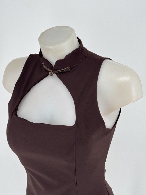 Robe marron Nanshi