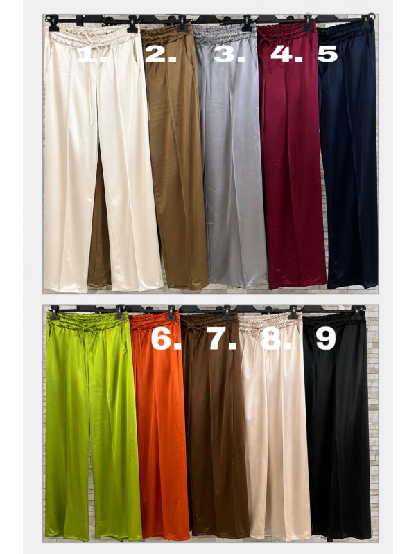 Pantalón Satinado (Varios Colores)