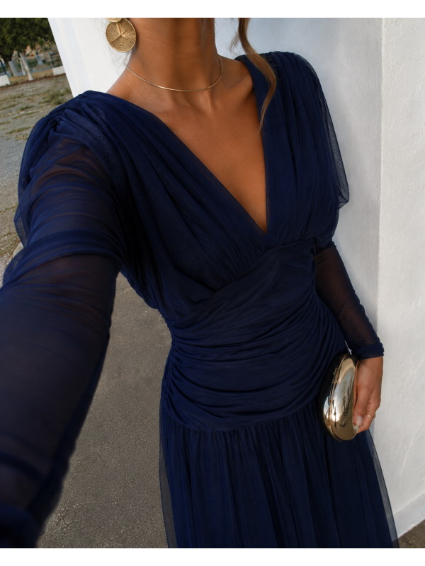 Robe bleu marine Uyoa