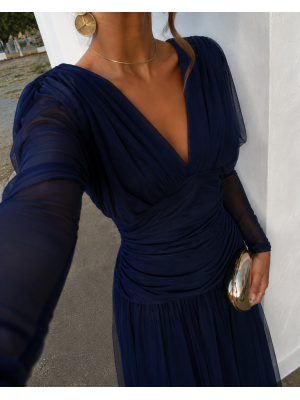 Robe bleu marine Uyoa