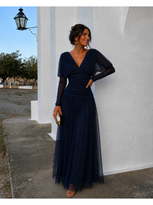 Robe bleu marine Uyoa