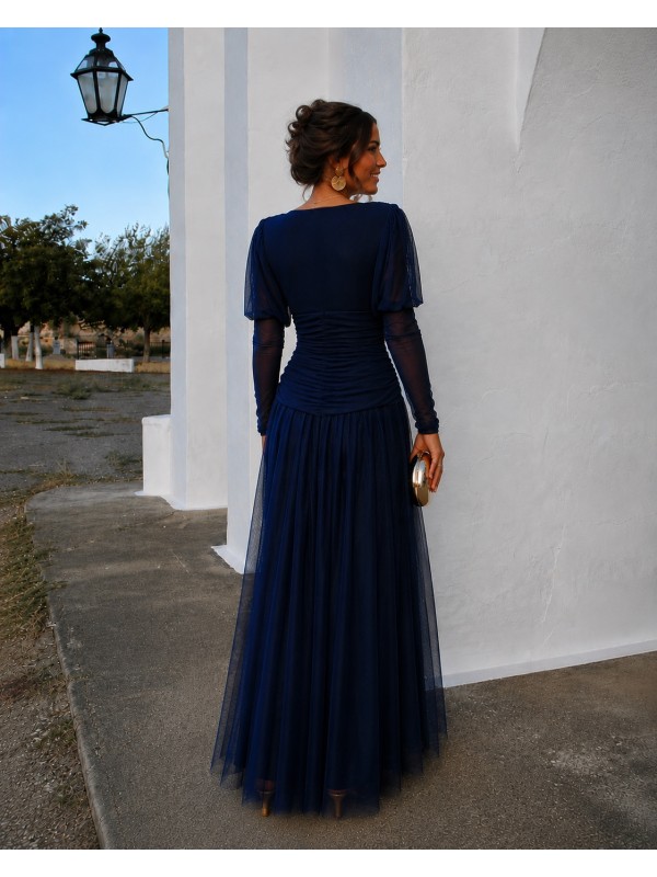 Robe bleu marine Uyoa