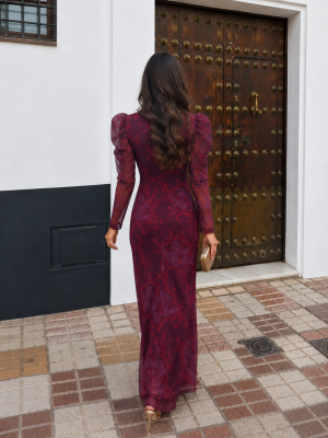 Vestido Candelaria Buganvilla