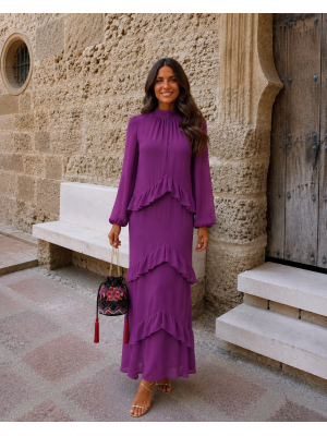 Vestido Adonai Bougainvillea