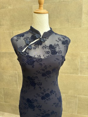Robe bleue Asakusa
