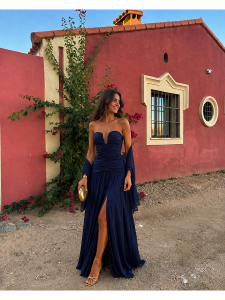 Robe Santos bleu marine