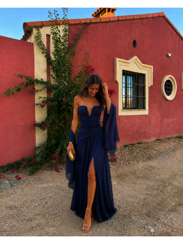 Robe Santos bleu marine