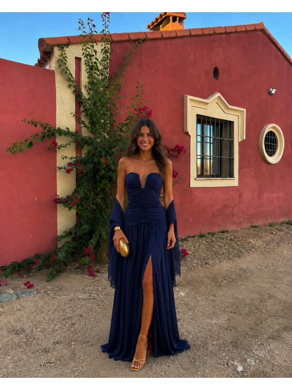 Robe Santos bleu marine