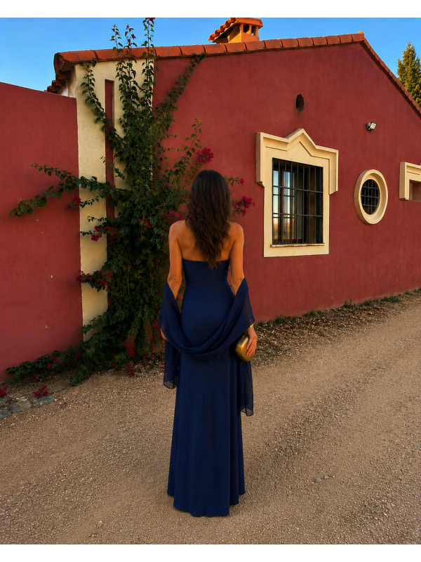 Robe Santos bleu marine