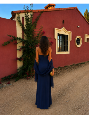 Robe Santos bleu marine
