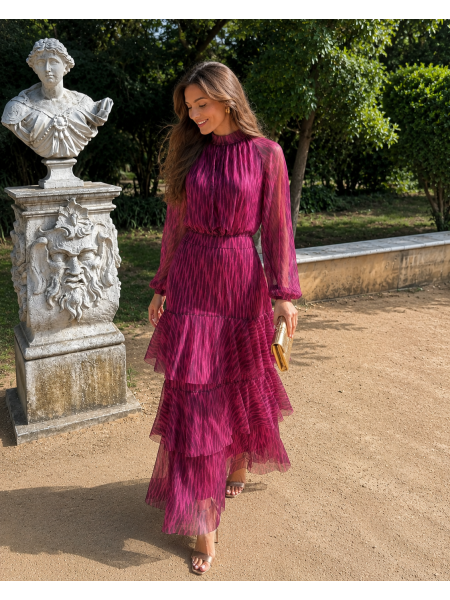 Conjunto Makandé com mangas rosa 2