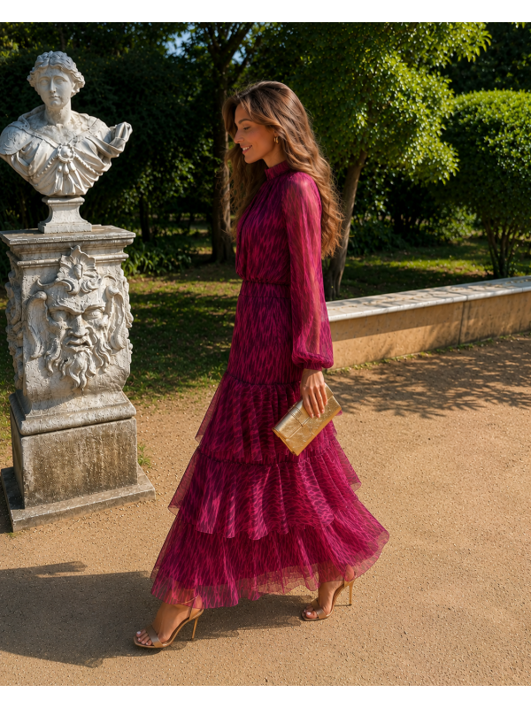 Makandé Set with Pink Sleeves