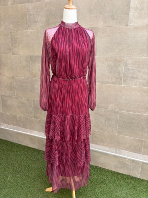 Conjunto Makandé com mangas rosa