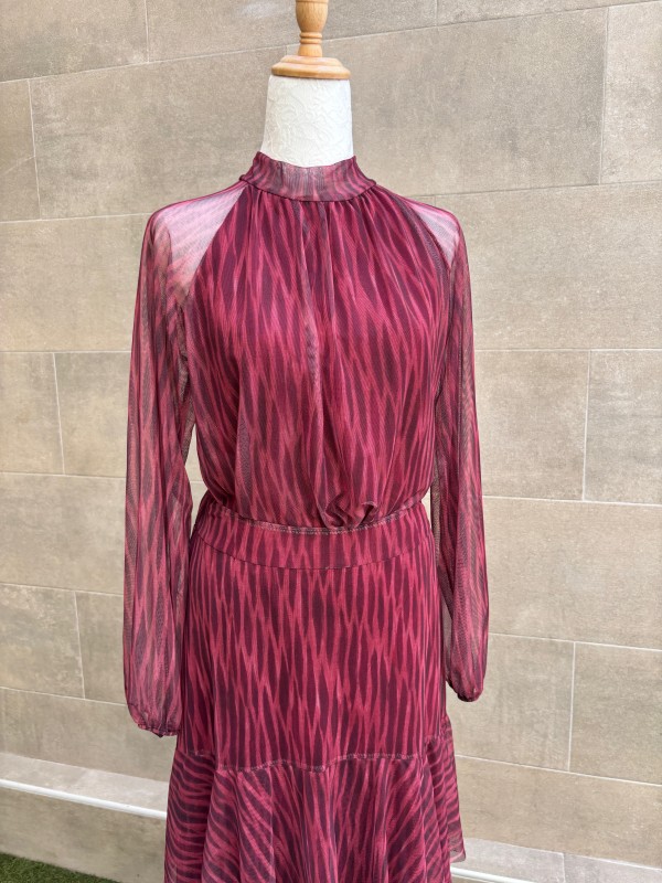 Conjunto Makandé com mangas rosa
