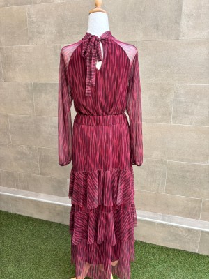 Conjunto Makandé com mangas rosa