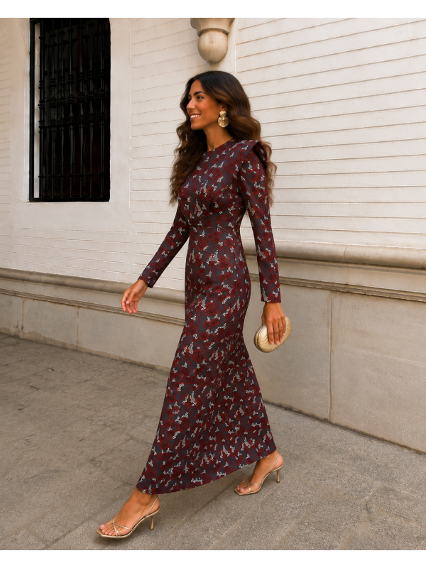 Vestido Longing Cinza Escuro