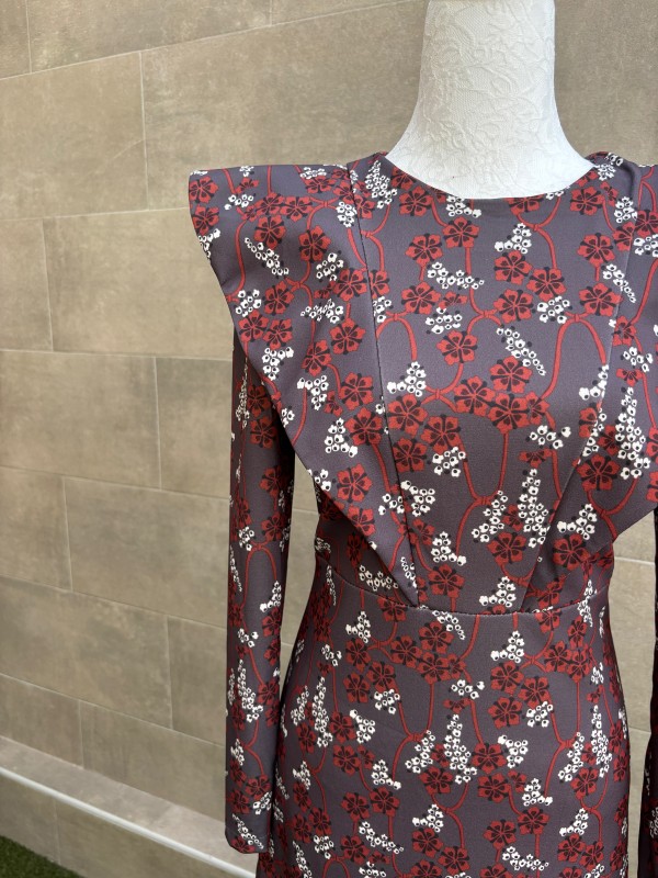 Vestido Longing Cinza Escuro