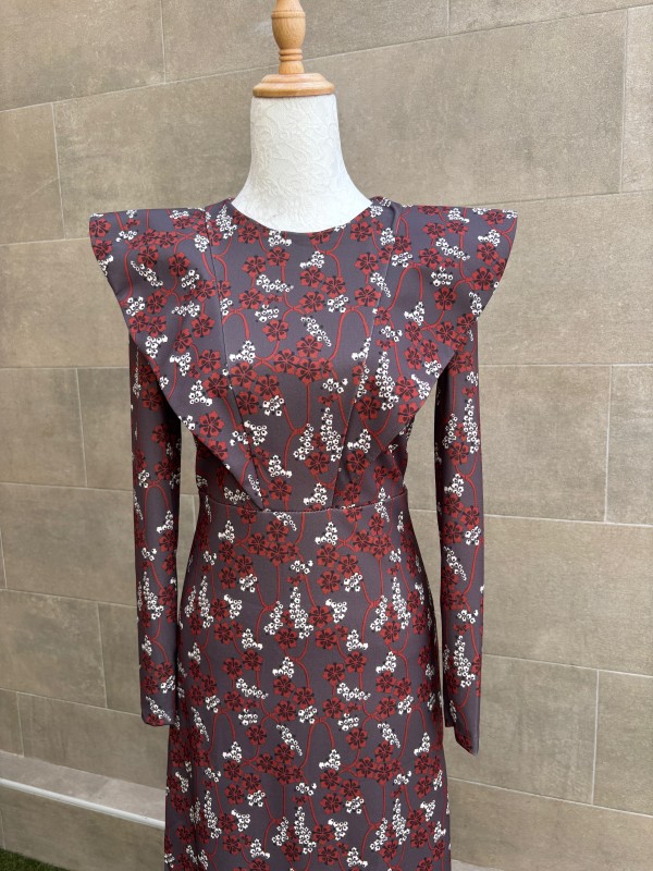 Vestido Longing Cinza Escuro