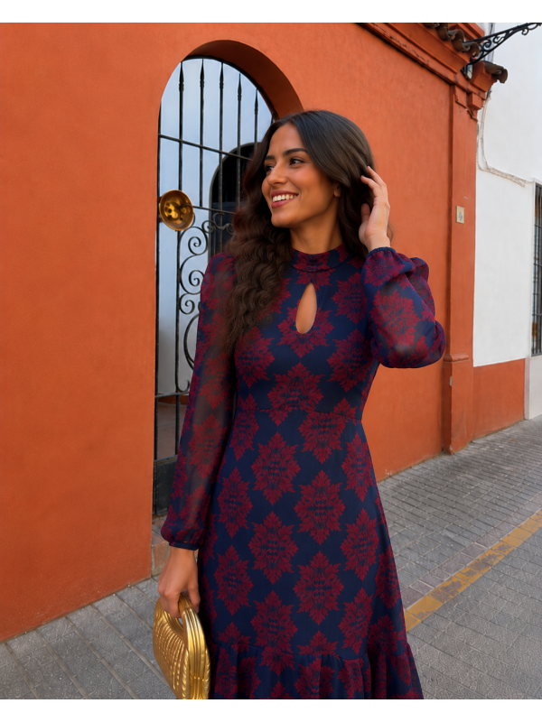 Vestido azul Quinzano