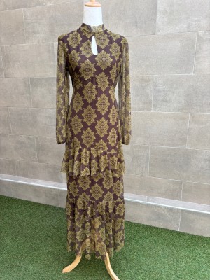 Vestido marrom Quinzano