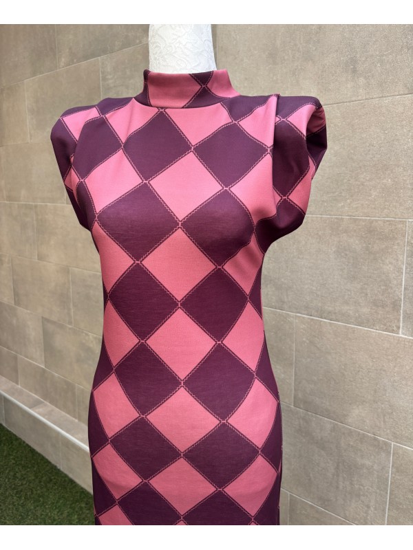 Vestido rosa Rhône