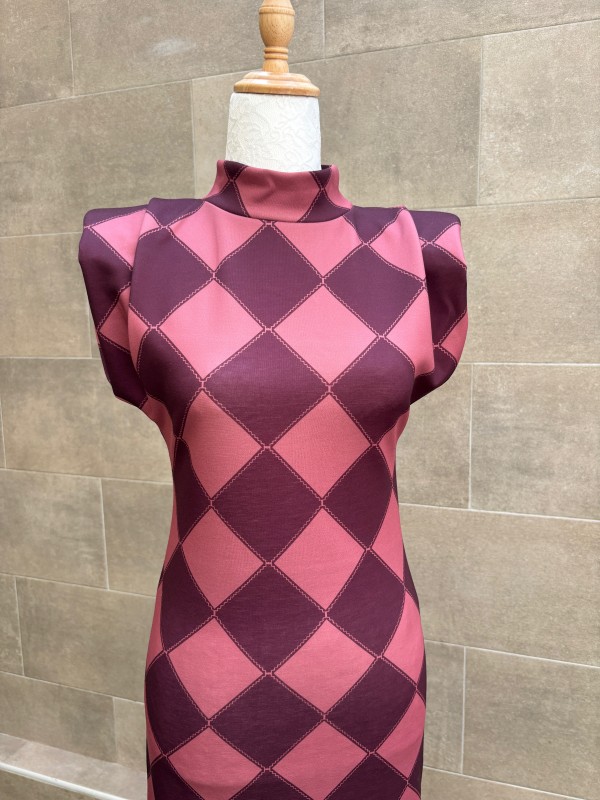 Vestido rosa Rhône