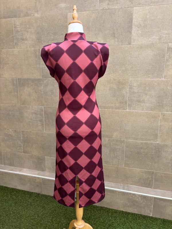 Vestido rosa Rhône