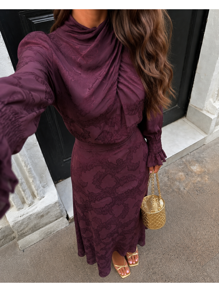 Vestido Simonetta Wine