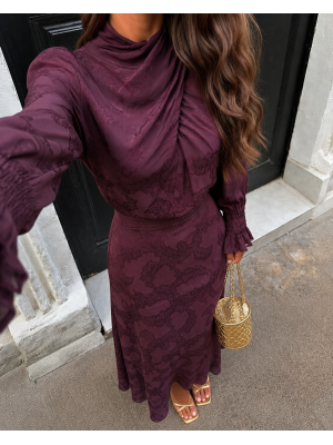 Vestido Simonetta Wine