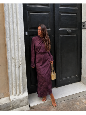 Simonetta Wine Dress