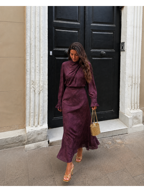 Vestido Simonetta Wine