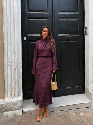 Simonetta Wine Dress