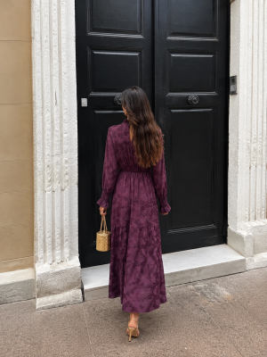 Vestido Simonetta Wine