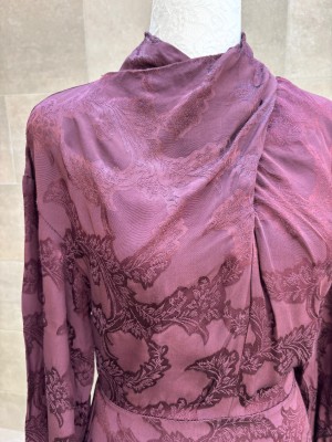 Vestido Simonetta Wine