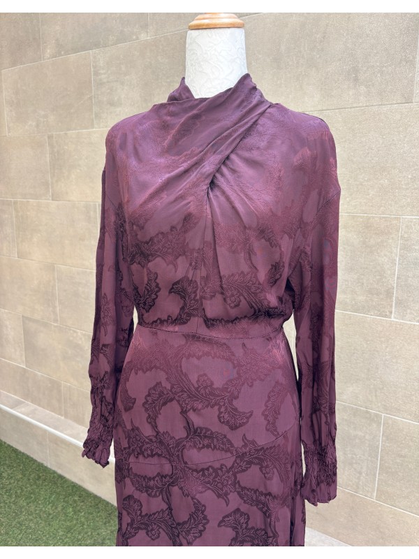 Vestido Simonetta Wine