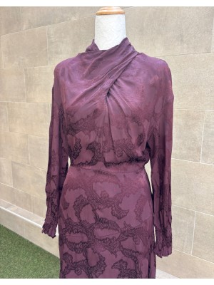 Vestido Simonetta Wine