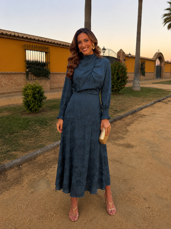 Abito blu Simonetta