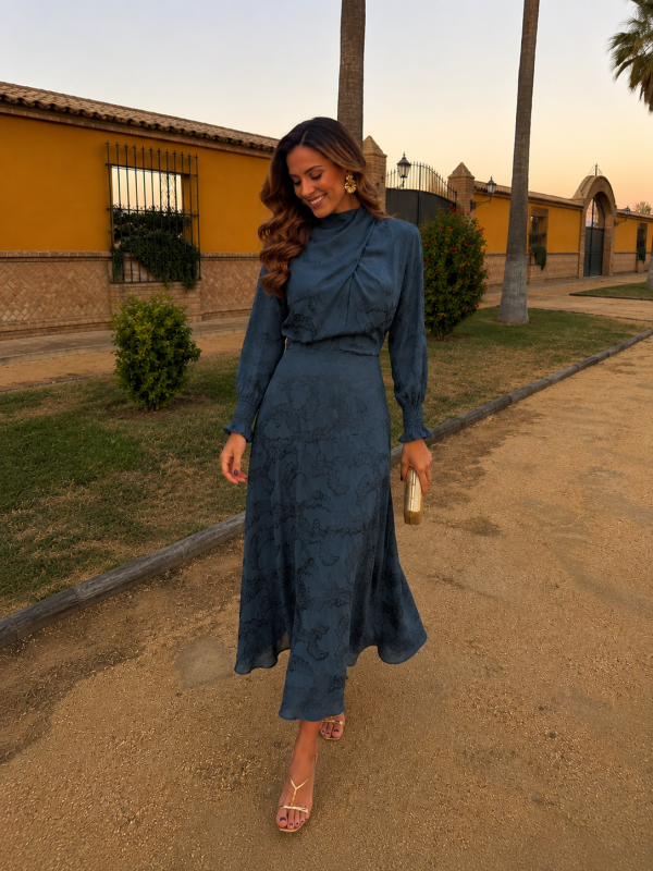Robe bleue Simonetta