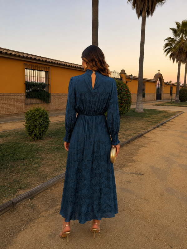 Vestido azul Simonetta