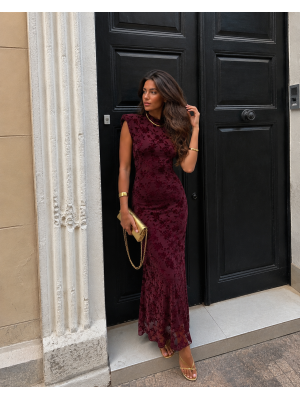 Vestido Violeta Vinho