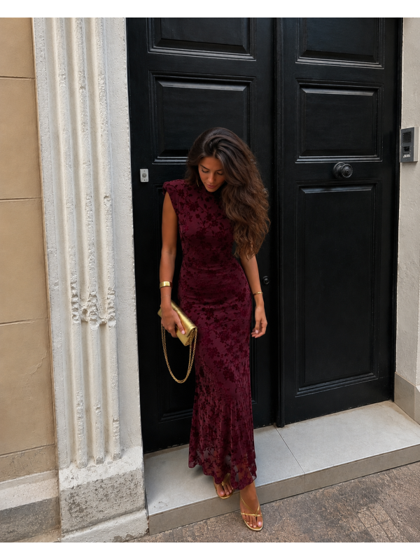 Robe violette vin