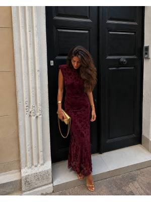 Vestido Violeta Vinho