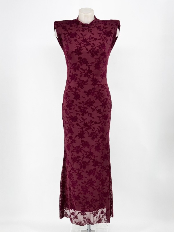 Vestido Violeta Vinho