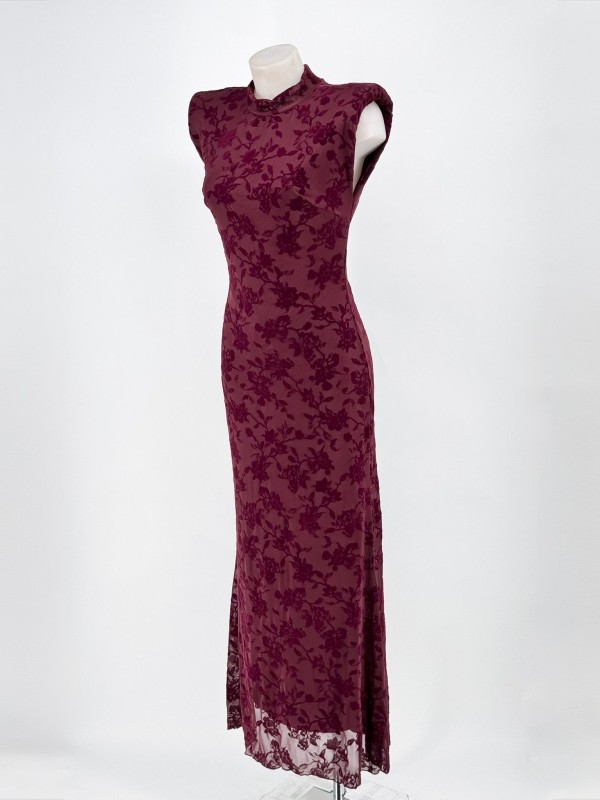 Vestido Violeta Vinho